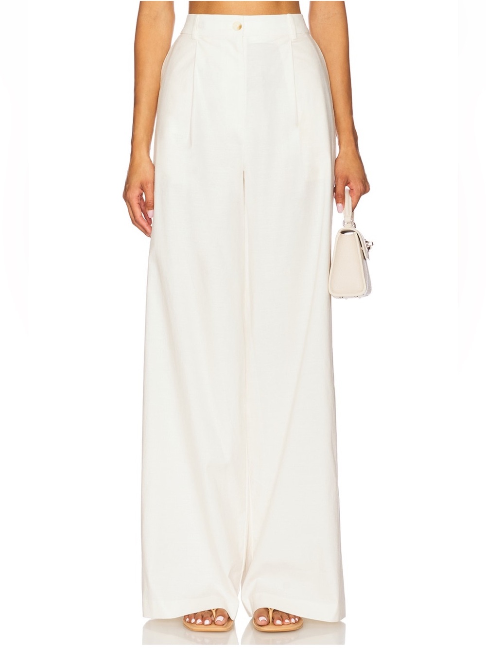 NWT Lovers and Friends Jackie Pant in White Linen